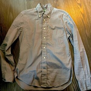 Gitman Brothers Vintage Grey Button Down Short Sleeve